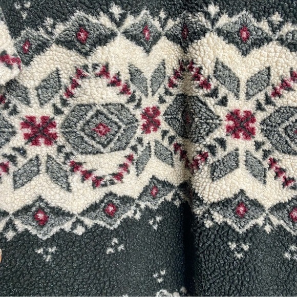 Wrangler COZY soft western, rustic, Santa Fe, zip up fleece size 14/16 - Picture 7 of 7